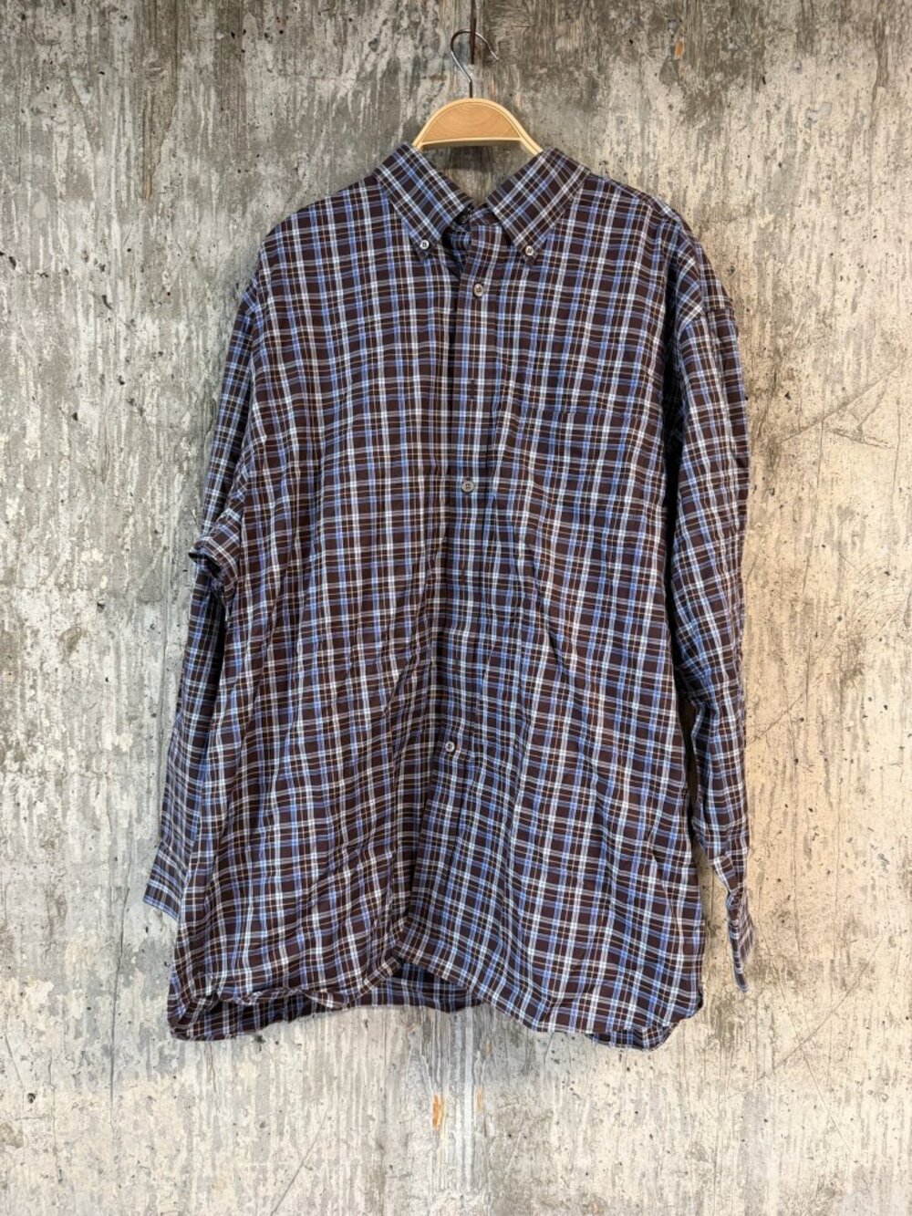 DANIEL CREMIUEX Men's Signature Collection Non-Iron Long Sleeve Shirt Size XL